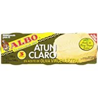 Los mejores  - Albo Atún Claro en Aceite de Oliva Virgen Extra- 3 x 48g